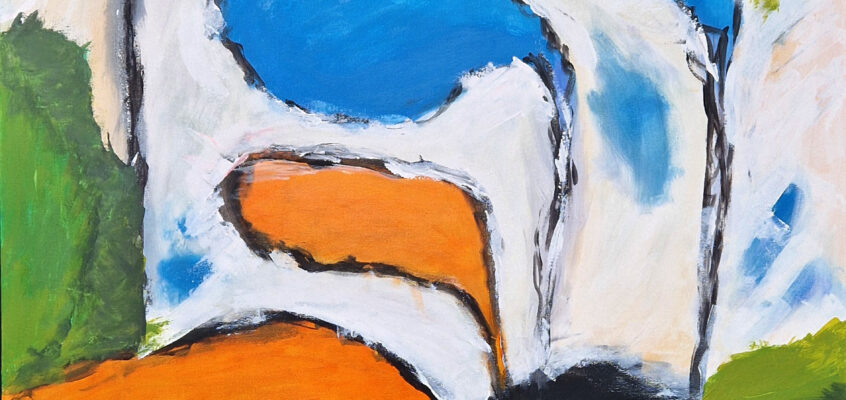 Abstrakte Malerei, Original, Unikat, Acryl-Leinwand,120x100x4