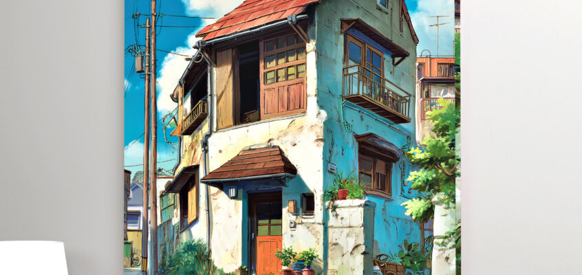 Poster A1 Japan 018 in Anime Style von Val Thoermer
